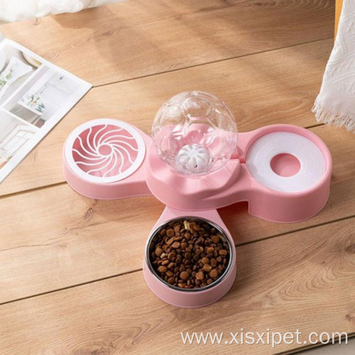 Automatic Feeder Bowls Water Feeding Drinking Kitten